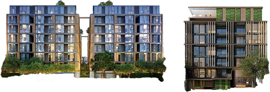 ヘッダーの飾り（建物画像左側）